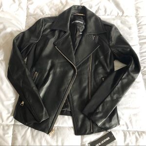Karl Lagerfeld Black Leather Jacket